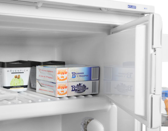 Морозильное отделение однокамерного холодильника ATLANT МХ 2823-80
